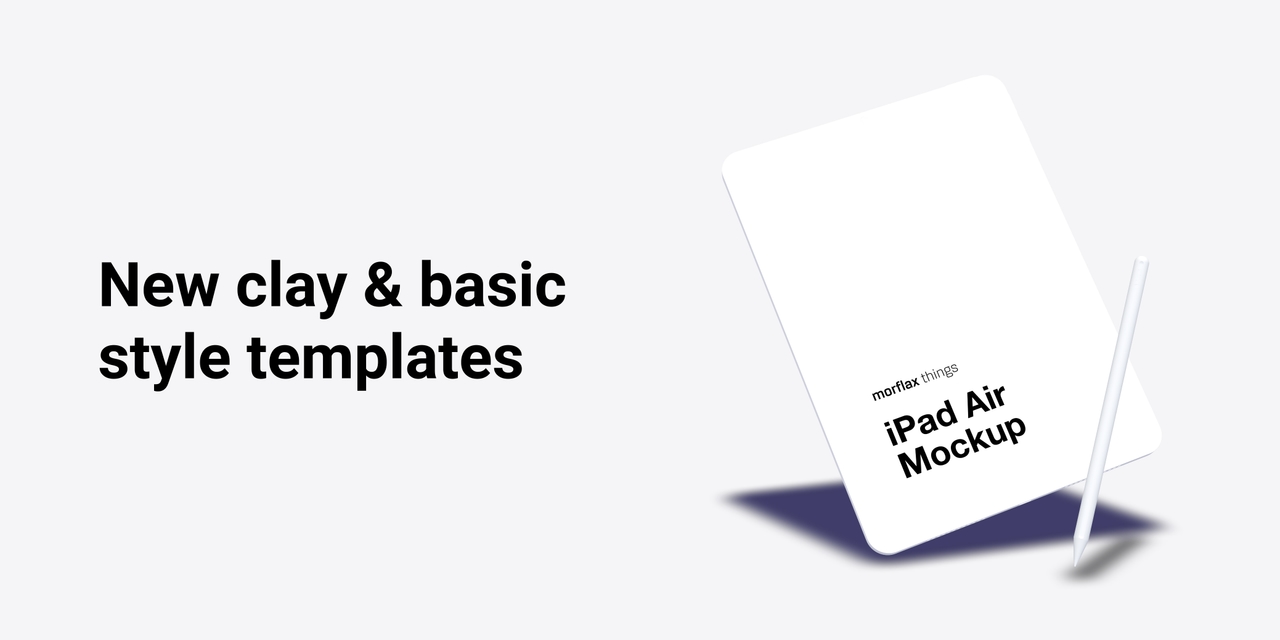 3D device mockup & templates